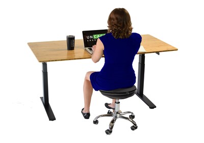 Uncaged Ergonomics Wobble Stool Air 25.5" Active Balance Stool Fabric Seat (WSA-b)