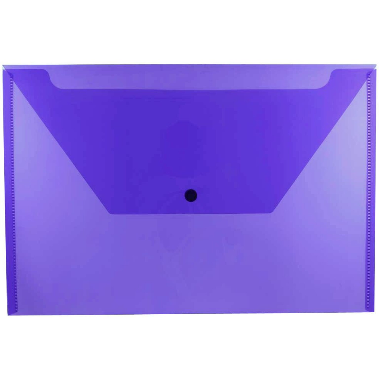 JAM Paper Premium Plastic Document File, 1 Pocket, Legal, Purple, 3/Pack (219S0pux3)