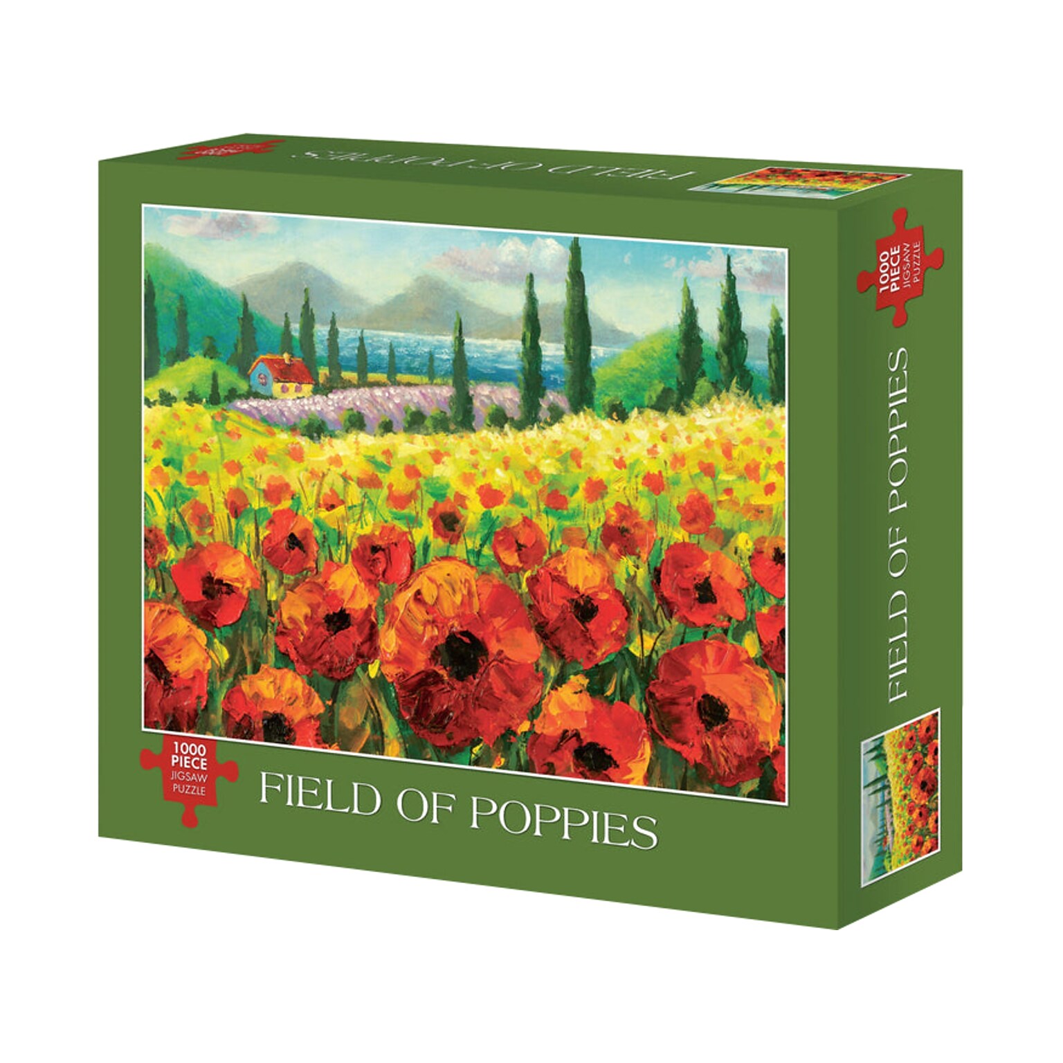 Willow Creek Field of Poppies 1000-Piece Jigsaw Puzzle (49472)