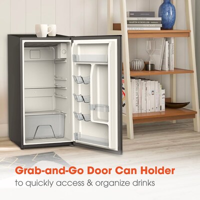 Magic Chef Adjustable Temperature Control Refrigerators, 3.2 Cu. Ft., Black (HMAR33BE)