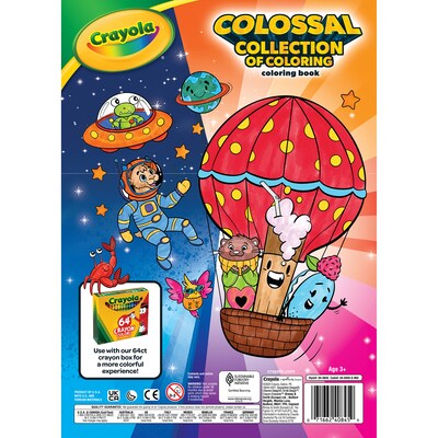 Crayola Colossal Collection of Coloring, 288 Pages, 3/Bundle (BIN040845-3)