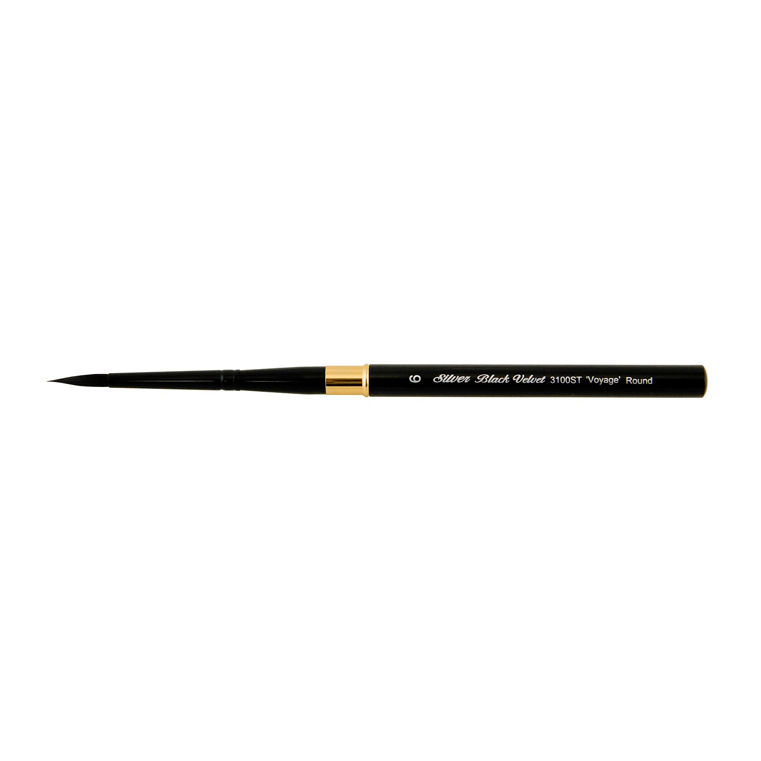 Silver Brush Black Velvet Voyage Travel Round Brush (SLV3100ST6)
