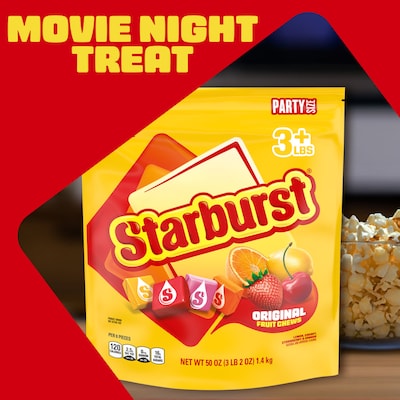 Starburst Original Fruit Chews, Assorted Flavors, 50 oz. (WMW28086)