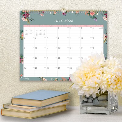 2026-2027 Blue Sky Wirebound Greta 12" x 15" Academic Monthly Wall Calendar, Assorted Colors (146993-A27)