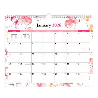 2026 Blue Sky Lindley 15 x 12 Monthly Desk Calendar (117888-26)