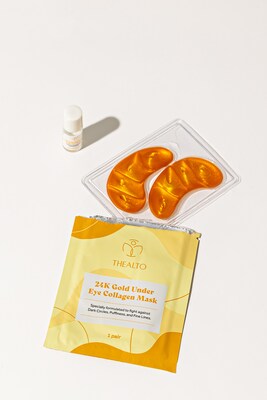 Thealto 24K Gold Under-Eye Collagen Mask, 5.51 oz., 20/Pack (BTN100009)