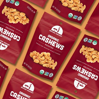 Mavuno Harvest Organic Dry Roasted Cashews, 1 lb. Bag (MAHW-CASH1LB)