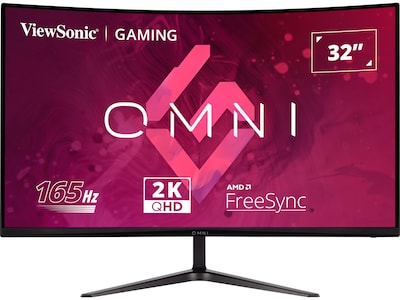 UPC 766907019056 product image for ViewSonic OMNI 32 Curved 165 Hz LCD Gaming Monitor, Black (VX3218C-2K) | Quill | upcitemdb.com