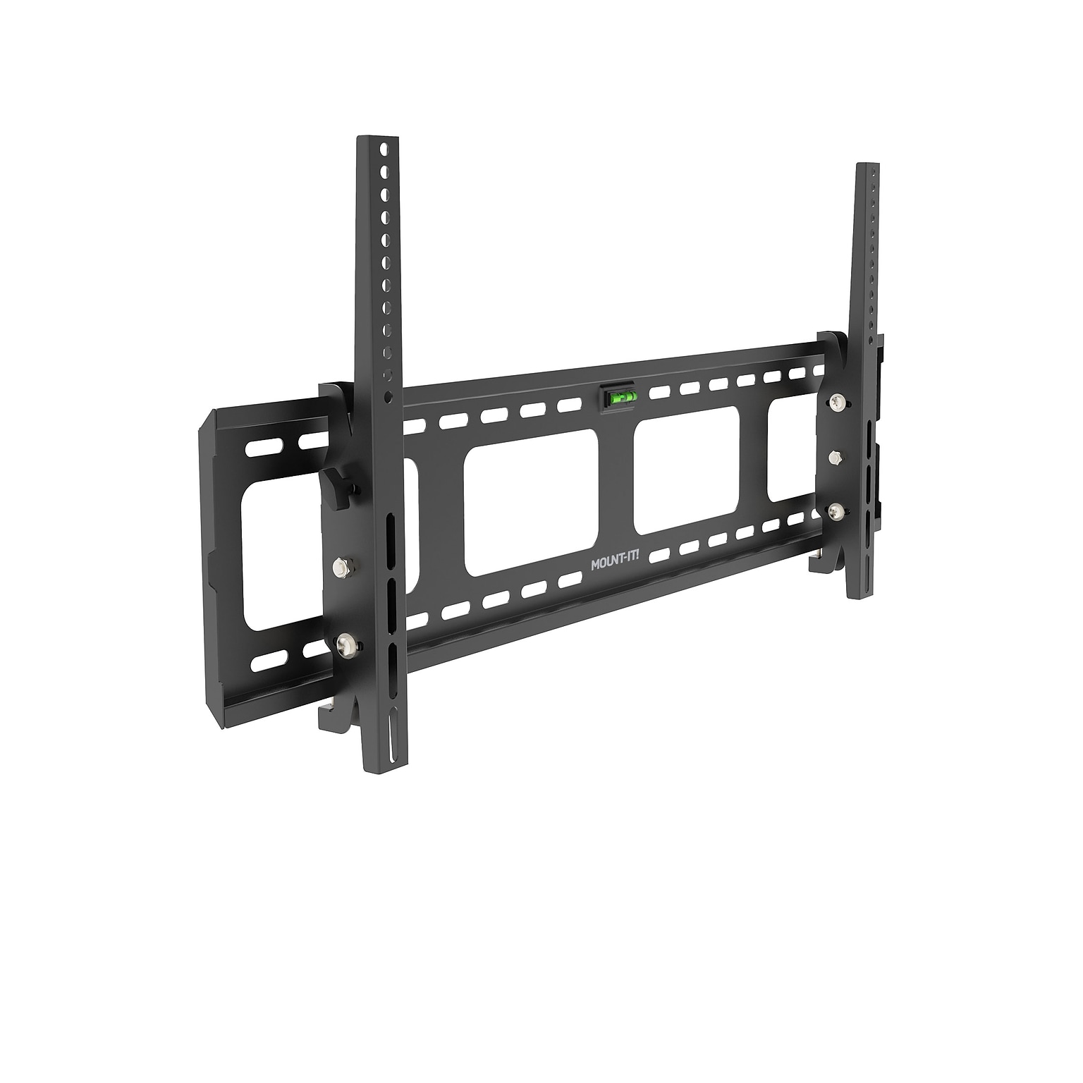 Mount-It! Heavy-Duty Tilt TV Wall Mount, Fits 43 to 90 TVs, Holds 220 lbs., Black (MI-2303L)