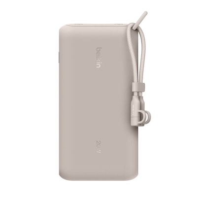 Belkin BoostCharge Power Bank, 20K, Sand (BPB028FQSD)