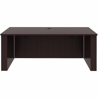 Lorell Essentials 72"W Sit to Stand Workstations Desk, Espresso Brown (LLR69643)
