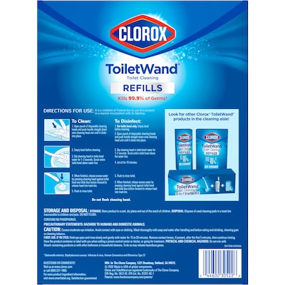 Clorox ToiletWand Disinfecting Refills, 20/Pack (31049)