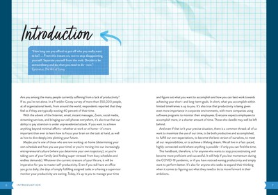 Quarto 5-Minute Productivity Guided Journal, 6.30 x 8.27, White, 192 Pages (9780785842057)