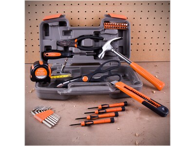 Apollo Tools General Tool Kit, 39-Piece, Gray/Orange (DT9706-OR)