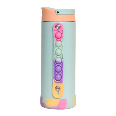 Elemental Iconic Pop Stainless Steel Triple Wall Insulated Water Bottle, 14 oz., Mint Sorbet (EMLEB14MS32P)