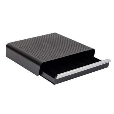 Mind Reader Plastic Coffee Pod Drawer Countertop Organizer, 30 Pod Capacity, Black (TRY30-BLK)