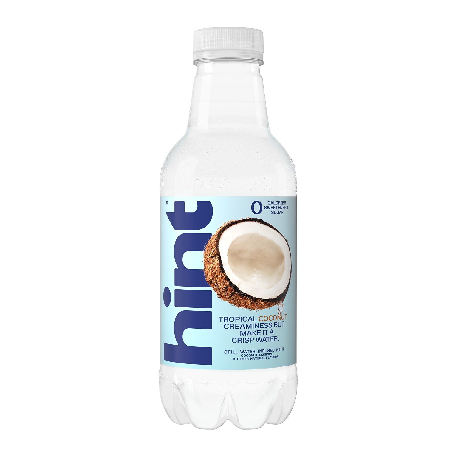 Hint Coconut Flavored Purified Water, 16 fl oz., 12 Bottles/Pack (HNT00326)