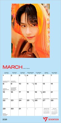 2026 BrownTrout Seventeen 7" x 7" Monthly Wall Calendar (9798330701476)
