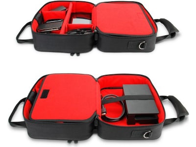 USA Gear S Series S14 Travel Case for Nintendo Switch, Black (GRSLS14100RDEW)