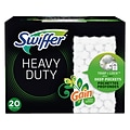 Swiffer Sweeper Heavy-Duty Dry Cloth Refill, Gain Scent, White, 20/Pack (94136)