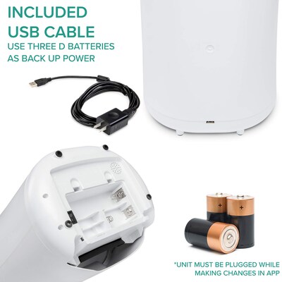 Arf Pets Smart Automatic Pet Feeder w/ Wi-Fi, HD Camera, Video Recording & App Control, White (APFWVC)