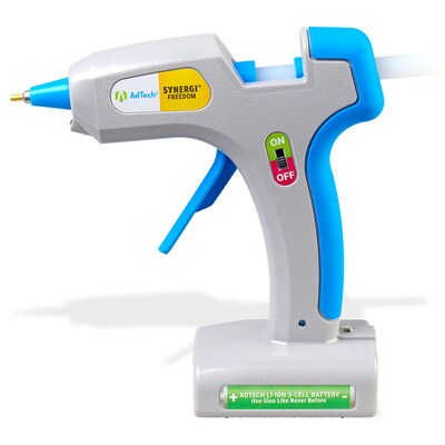 AdTech Cordless Mid Temp Full Size Glue Gun, White (4100)