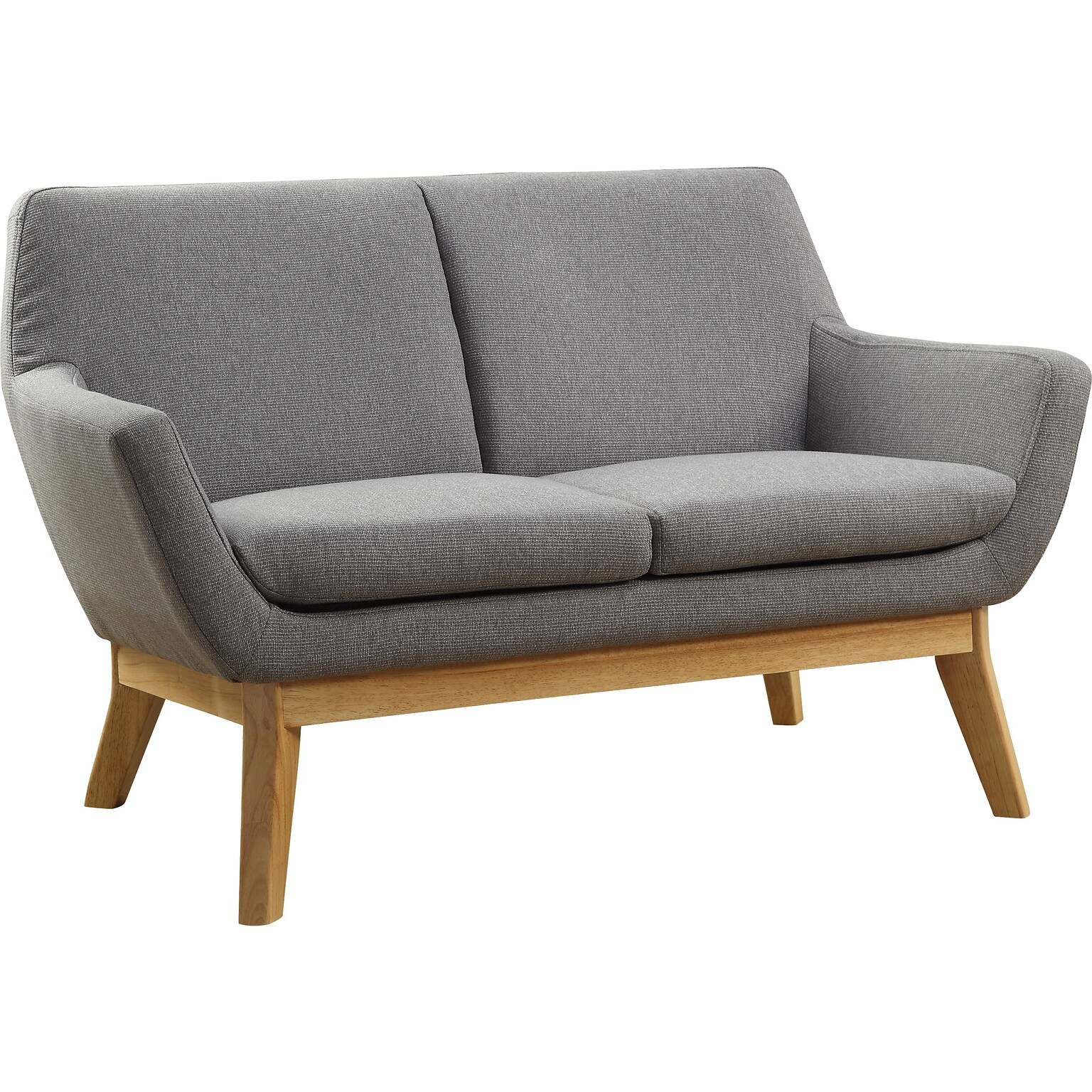 Lorell Quintessence 2-Seat Loveseat, Gray (LLR68962)