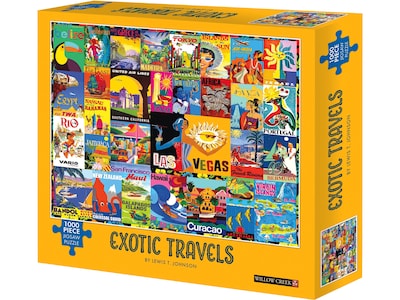 Willow Creek Exotic Travel 1000-Piece Jigsaw Puzzle (49182)