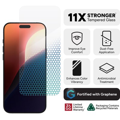 Zagg InvisibleShield Glass XTR4 Anti-Glare Screen Protector for iPhone 16 Pro Max (200114881)