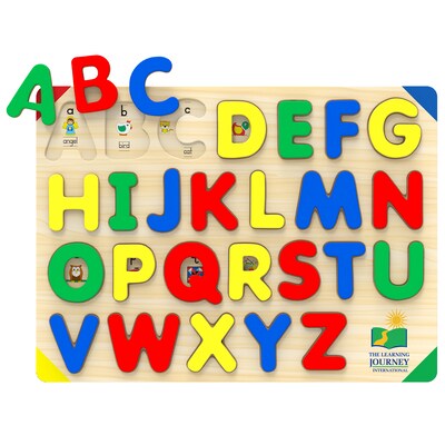 The Learning Journey International 26-Piece Lift & Learn ABC Puzzle (LJI285138)