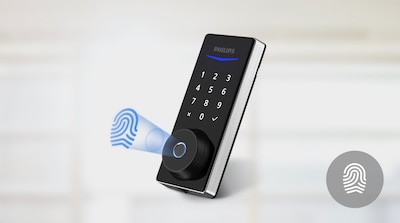 Philips Home Access 1000 Series Single Cylinder Electronic Deadbolt with Handle Set