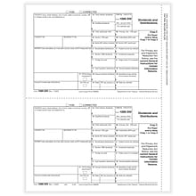 ComplyRight® 2023 1099-DIV Tax Form, Payer Copy C and/or State, 2-Up, 50/Pack (513250)