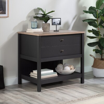 Sauder Cottage Road Lateral File Cabinet, Letter/Legal Size, 30H x 32W x 22D, Raven Oak (431263)