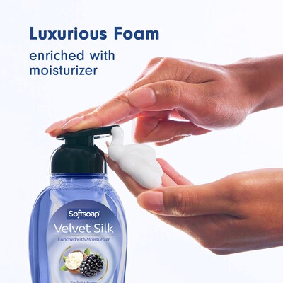 Softsoap Velvet Silk Antibacterial Foaming Hand Soap, Twilight Berry & Shea Butter Scent, 9 oz. (61052556)