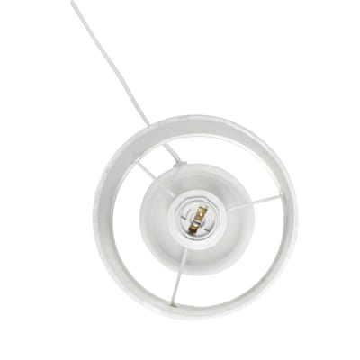 Simple Designs Table Lamp, Off White (LT1134-OFF)