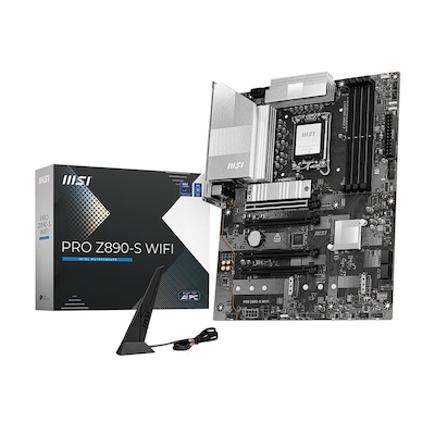 MSI PRO Z890-S WIFI (Socket LGA 1851) ATX Intel Core Ultra Motherboard (Z890SWIFI)