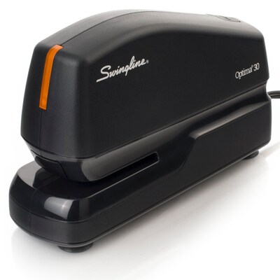 Swingline Optima 30 Electric Desktop Stapler, 30-Sheet Capacity, Black (42150)