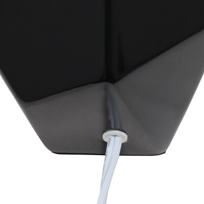 Simple Designs 10.24" LED Table Lamp, Black (LT2065-BLK)