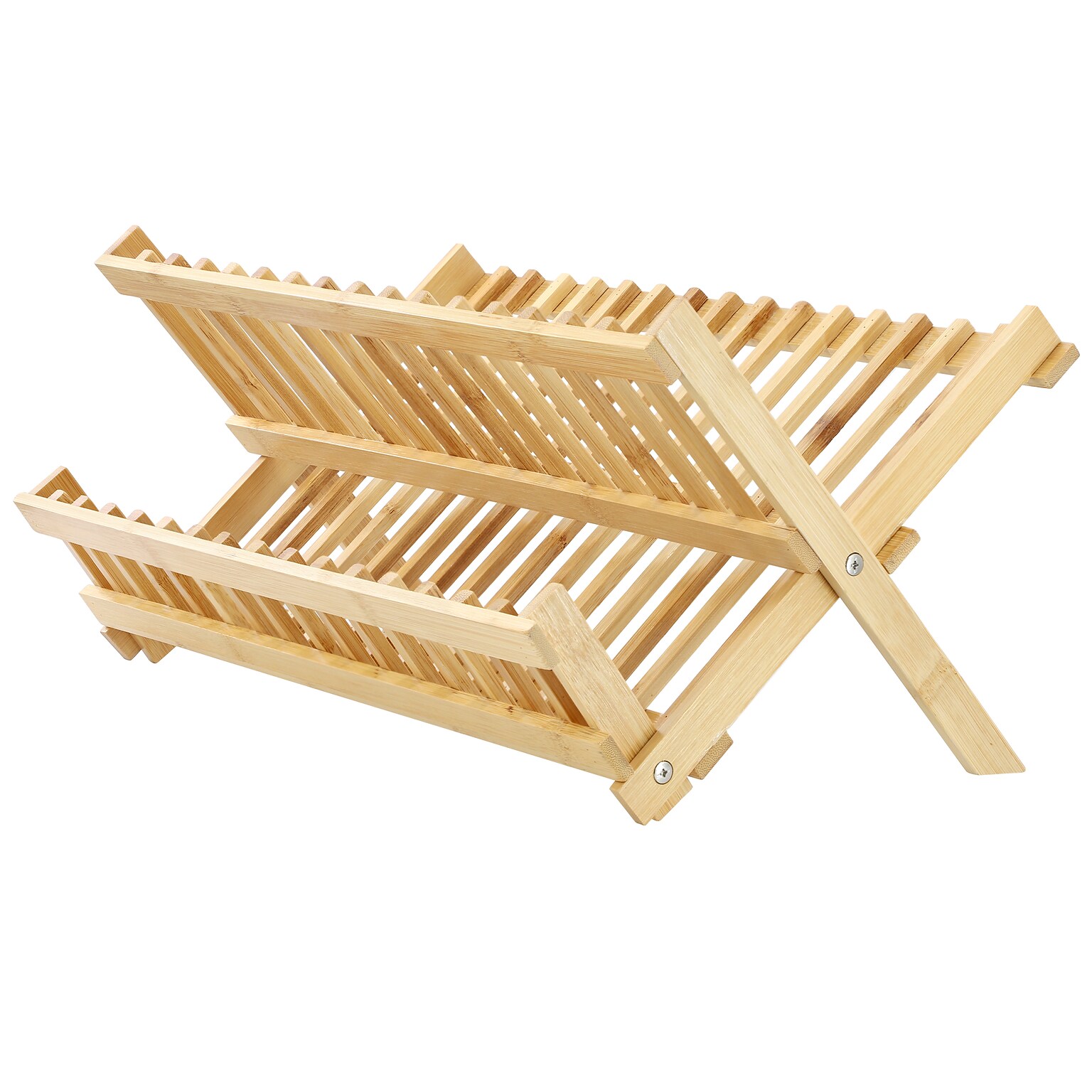 Megachef Bamboo Dish Racks, Brown (935122140M)