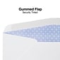 Staples® Gummed Security Tinted #10 Business Envelopes, 4 1/8" x 9 1/2", White Wove, 500/Box (SPL918161)