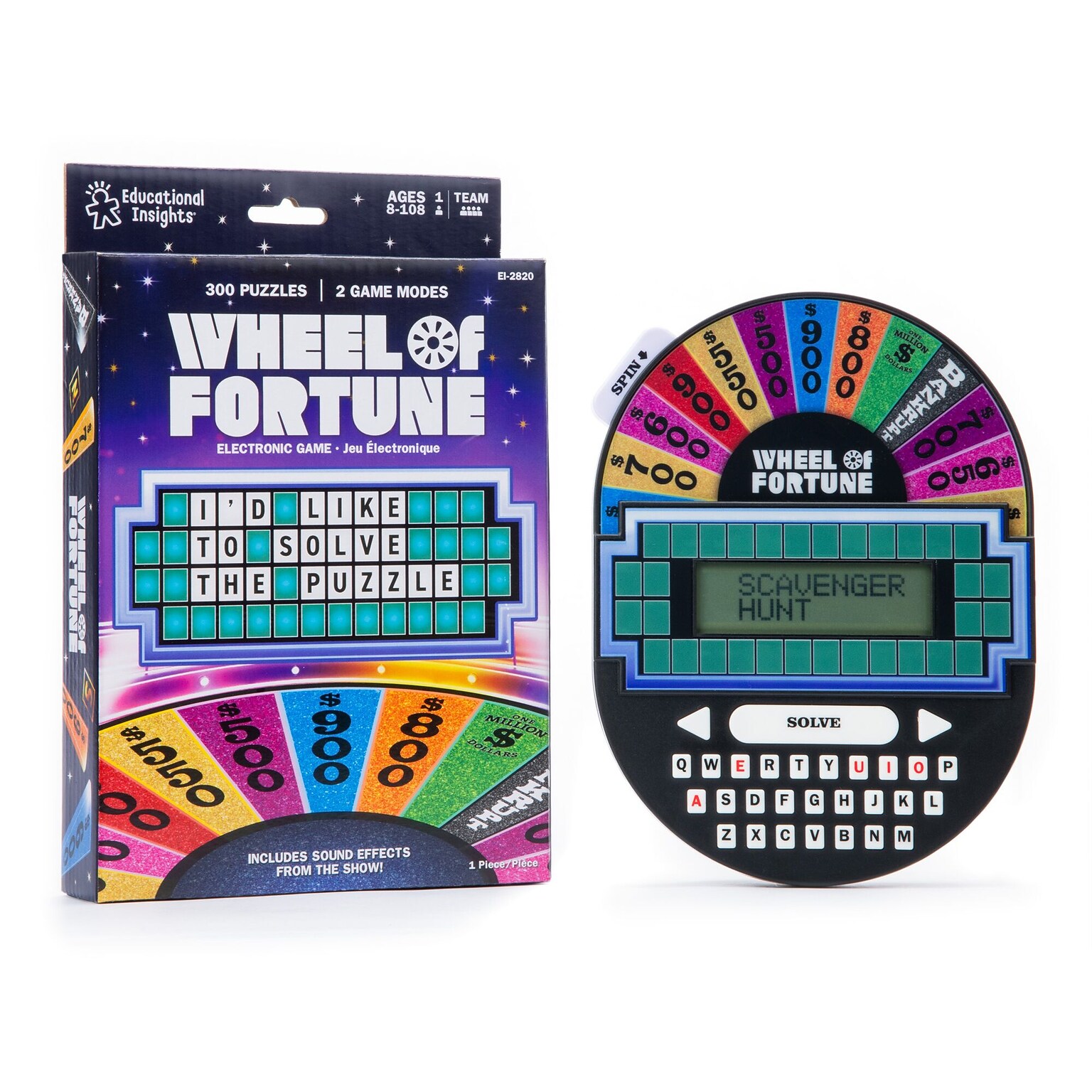 Educational Insights Wheel of Fortune Electronic Game (2820)
