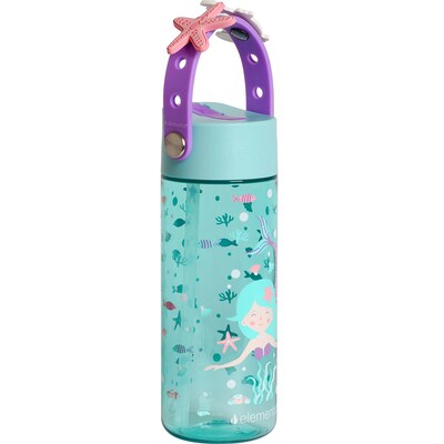 Elemental Splash Charm Plastic Water Bottle, 18 oz., Mermaid (EMLETR18MM15C)