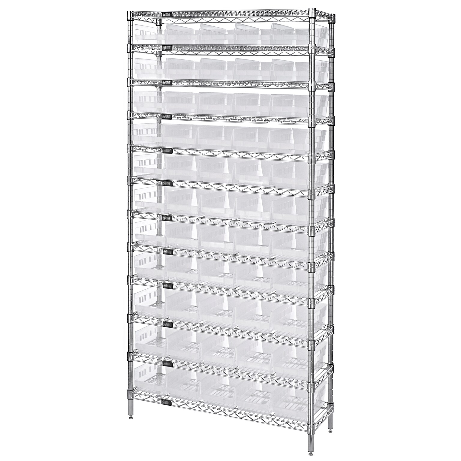 Quantum Storage Systems Metal Stand Alone Shelving System, 74 x 36 x 18 (WR12-104CL)
