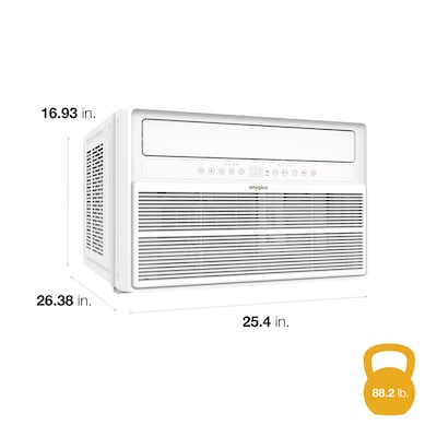 Whirlpool Energy Star 230-Volt 24,000 BTU Window Air Conditioner with Remote, White (WHAW-241IN)