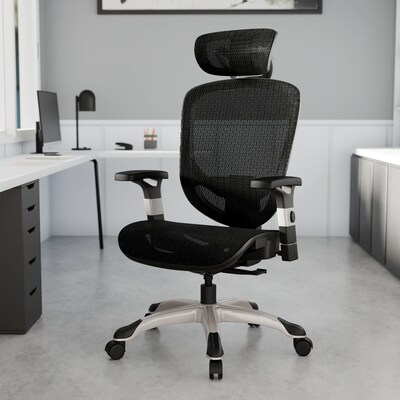 Quill Brand® Hyken Mesh Task Chair, Black (23481-CC)