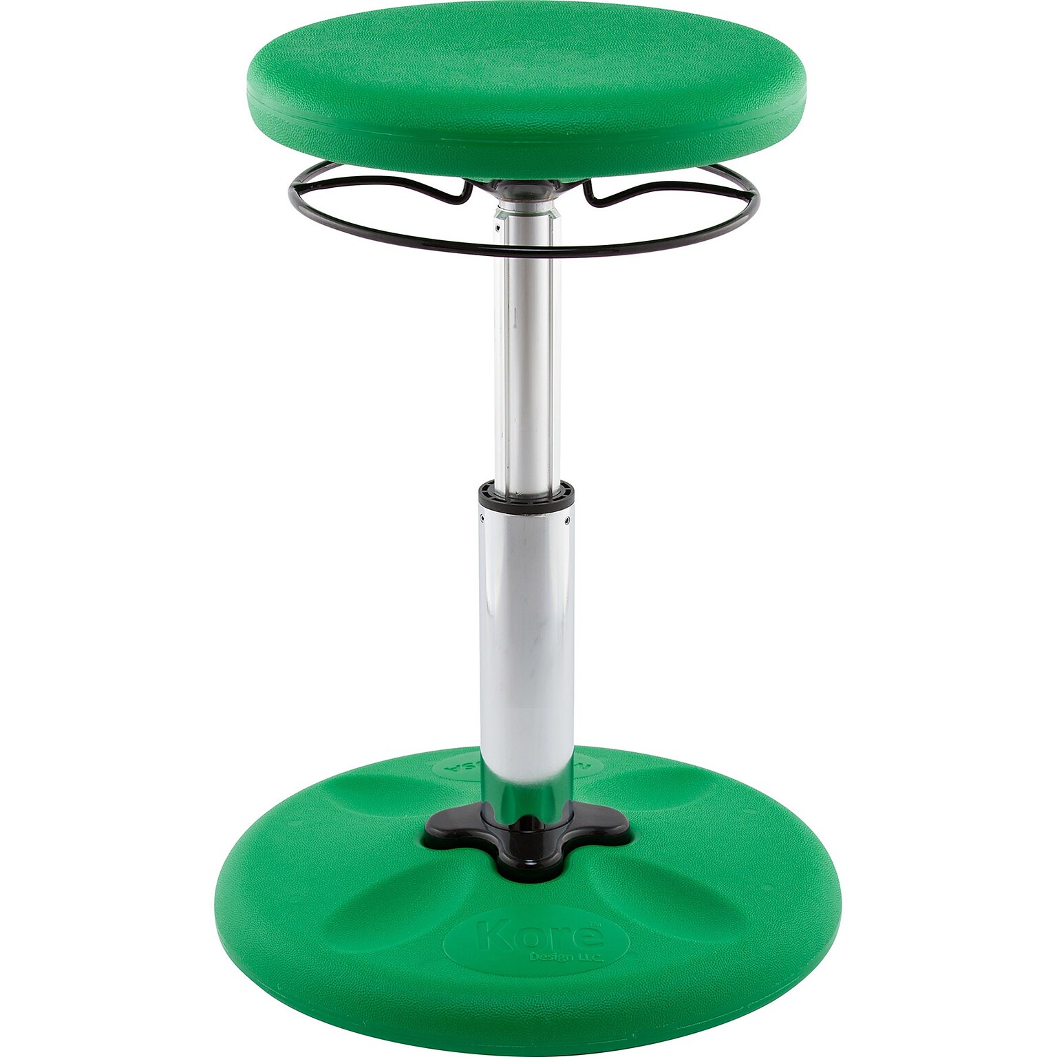 Kore Design Kids Adjustable Standard Wobble Chair 14 to 19, Green (KD-3102)