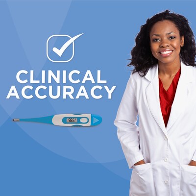 Veridian Healthcare Digital Oral Thermometer, Blue (08-355)