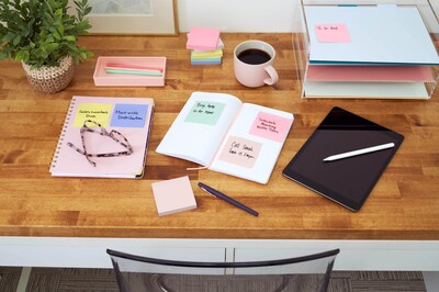 Post-it Recycled Pop-up Notes, 3 x 3, Sweet Sprinkles Collection, 100 Sheet/Pad, 12 Pads/Pack (R330RP12AP)