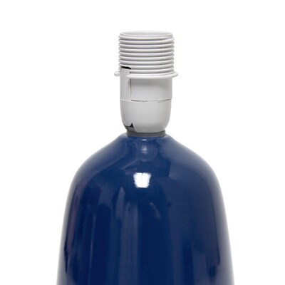 Simple Designs Table Lamp, Navy (LT1134-NAV)