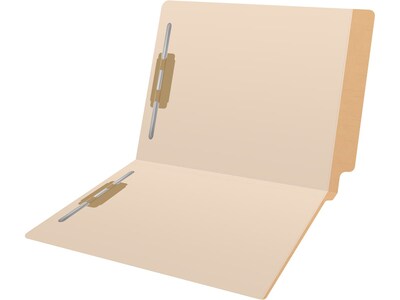 Medical Arts Press Reinforced End Tab File Folder, Straight-Cut, Letter Size, Manila/Tan, 50/Box (S-09473-TAN)